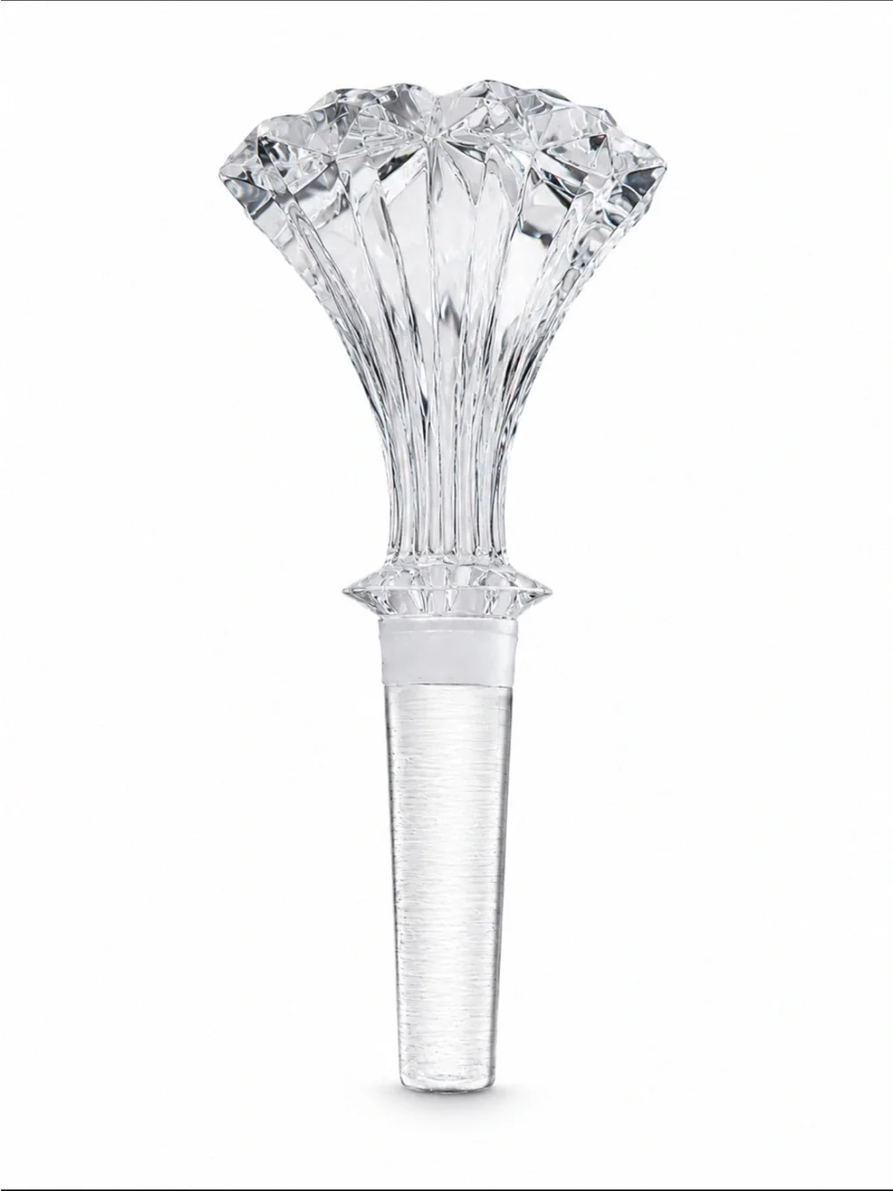 Waterford  Marguise Crystal Brookside Crystal Wine Bottle Stopper 5 3/8”